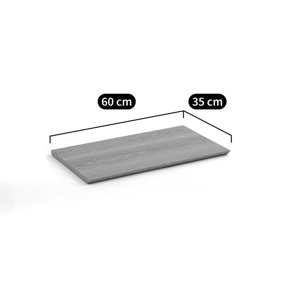 Etagère L60 x P35 cm plaqué chêne, Archivita – Image 7