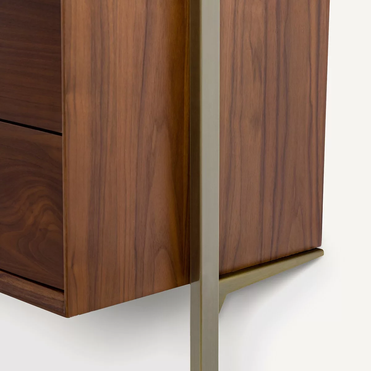 Tiroirs L110 x P42 cm plaqué noyer, Archivita XL – Image 6