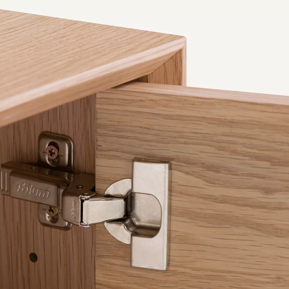 Meuble TV L110 x P42 cm plaqué chêne, Archivita XL – Image 5