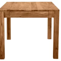 Table extensible rallonges intégrées rectangulaire en bois massif L120-210 cm BALTO