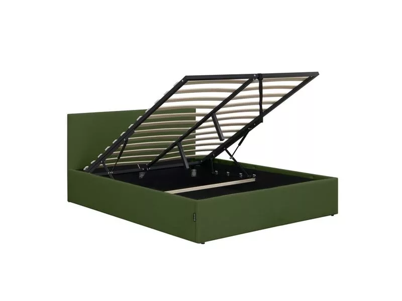 Lit coffre 180x200 cm LOUNGITUDE EDGAR coloris bleu – Image 15