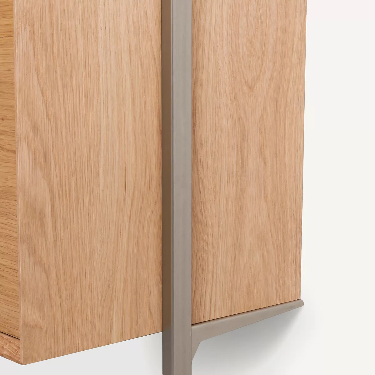 Meuble TV L110 x P42 cm plaqué chêne, Archivita XL – Image 8