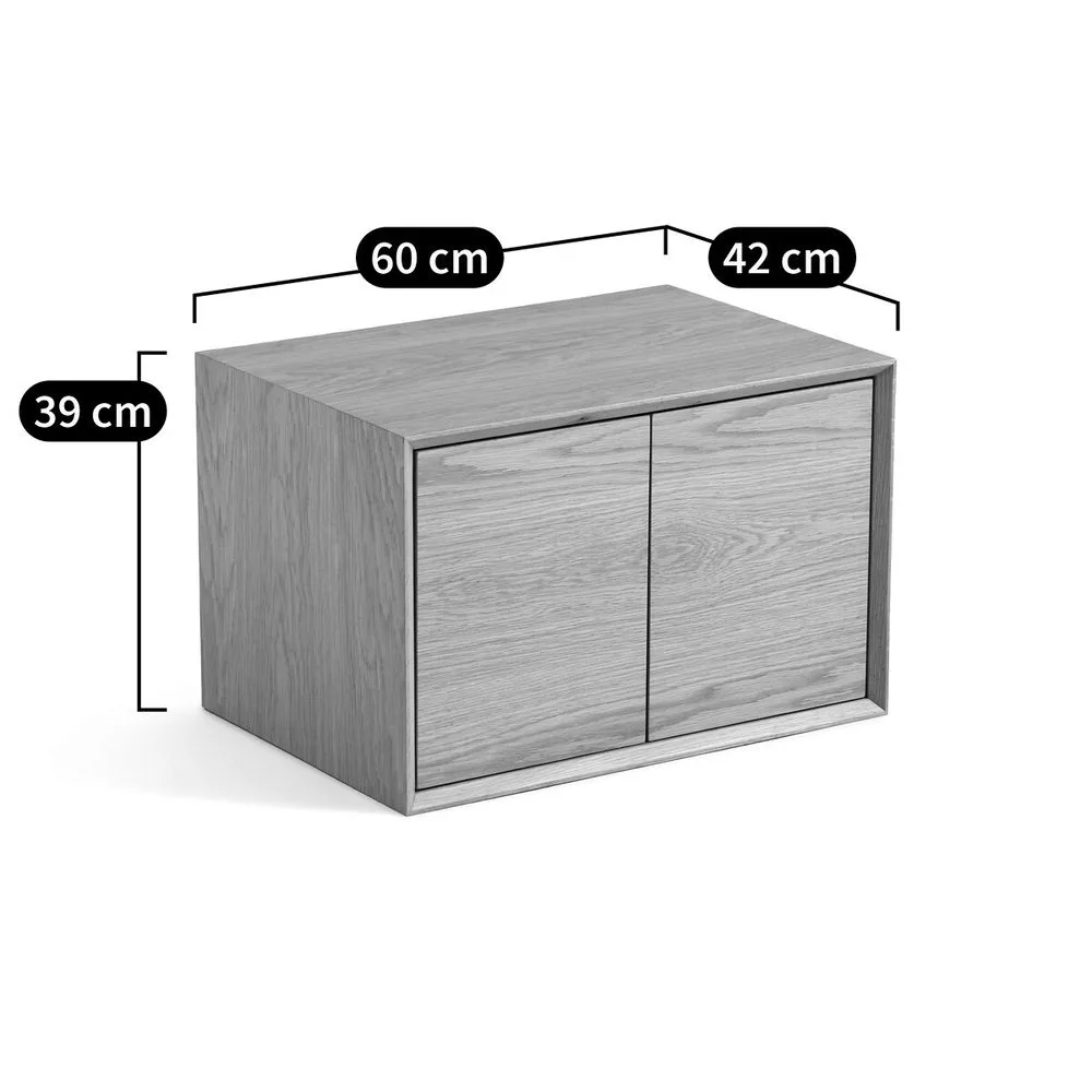 Caisson L60 x P42 cm plaqué chêne, Archivita XL – Image 9