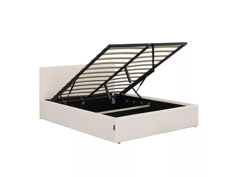 Lit coffre 180x200 cm LOUNGITUDE EDGAR coloris bleu – Image 11