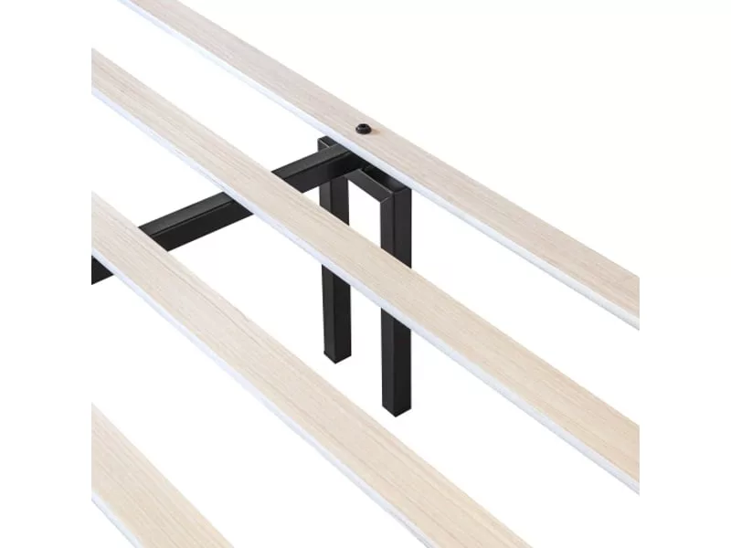 Lit 2 places 140x200 cm OKWISH coloris beige – Image 12