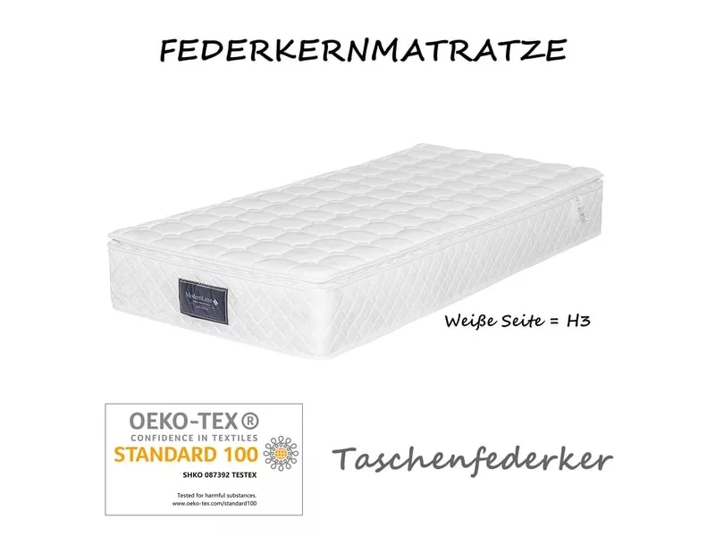 Lit avec rangement 90x200 cm SWEIKO YCFR000169 coloris gris – Image 5