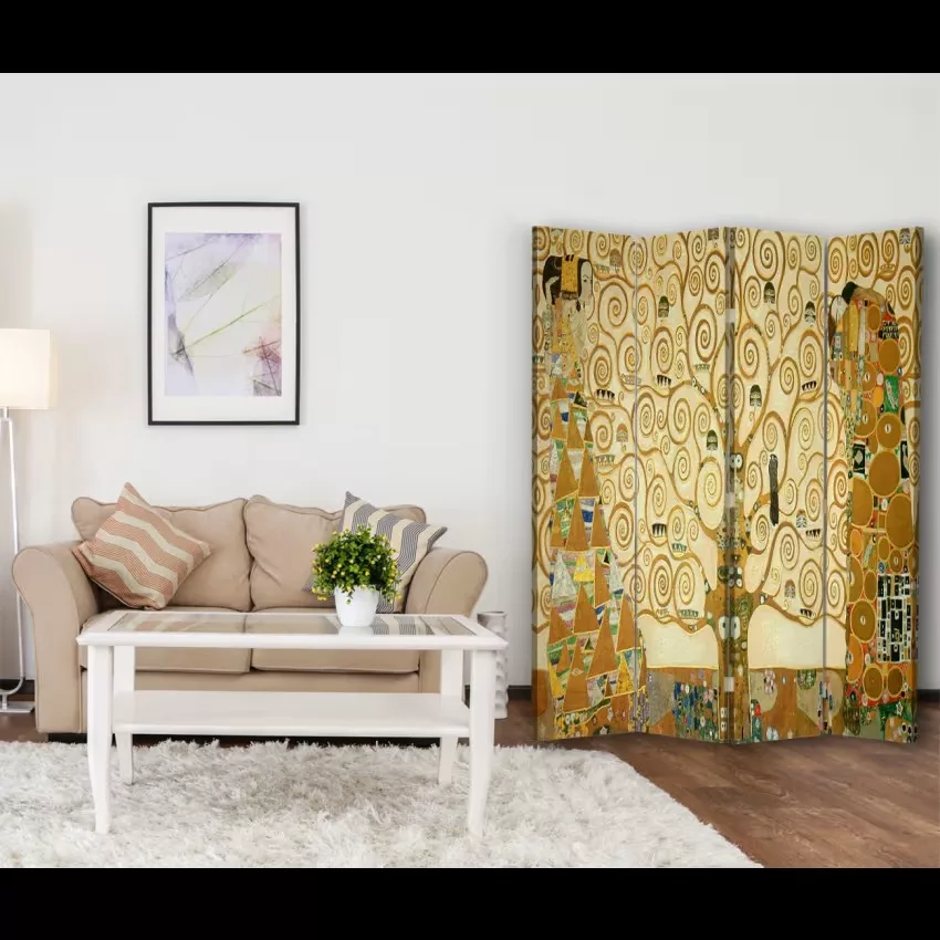 Paravent - Cloison L'Arbre de Vie - Gustav Klimt 180x170cm (5 volets) – Image 2