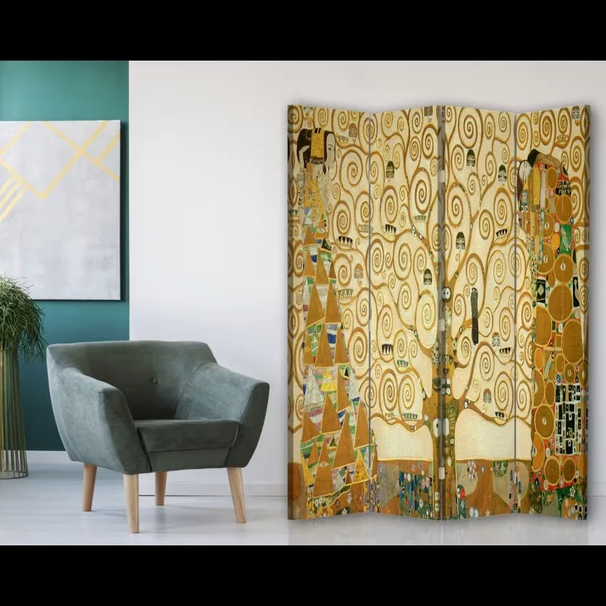 Paravent - Cloison L'Arbre de Vie - Gustav Klimt 180x170cm (5 volets) – Image 3