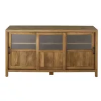 Baryton – Buffet 3 portes coulissantes en verre armé L150