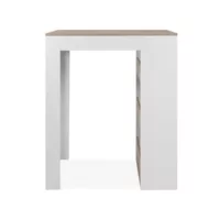 Table de cuisine fixe bicolore TAMPA – 67×92