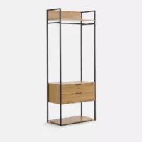 Module de dressing, 2 tiroirs 1 penderie, OAKI