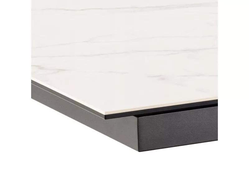 Table de séjour rectangulaire avec allonge blanc HEAVEN - 100x200-240max. cm – Image 2