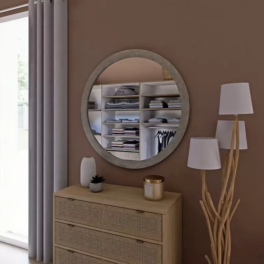 Maisons du Monde Solstice - Commode 3 tiroirs cannage en rotin L90 – Image 4