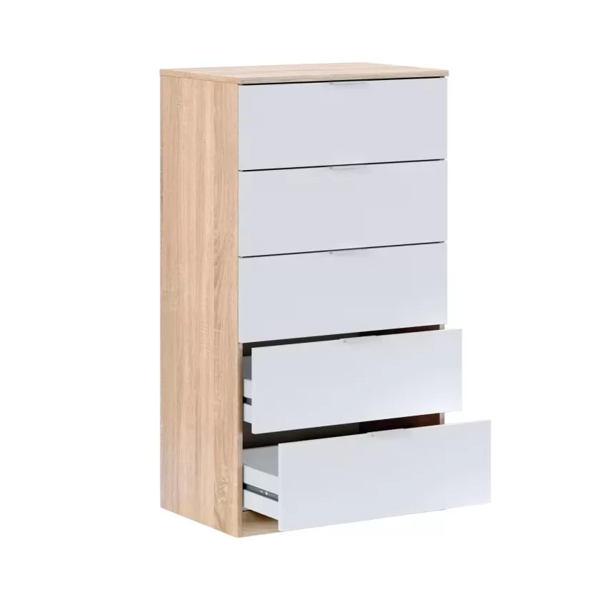 Mesquite - Commode effet bois blanc 60x40 cm – Image 8