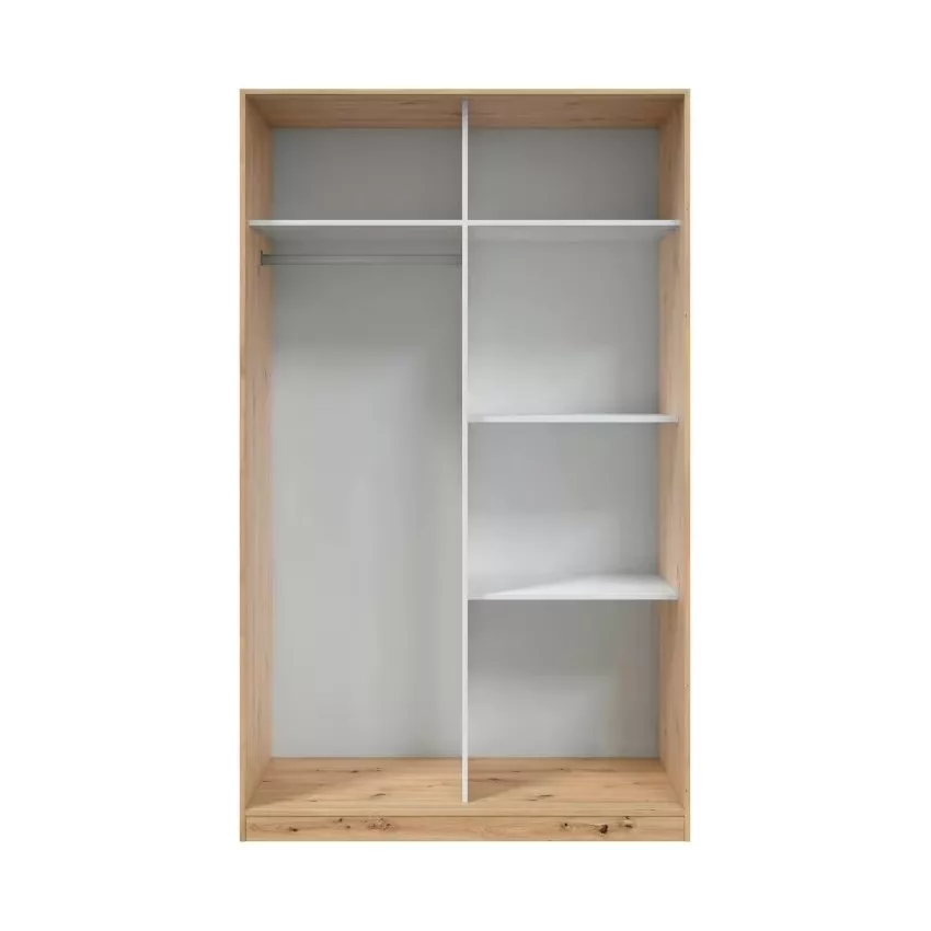 Adrenalin - Armoire effet bois beige 120x50 cm – Image 7