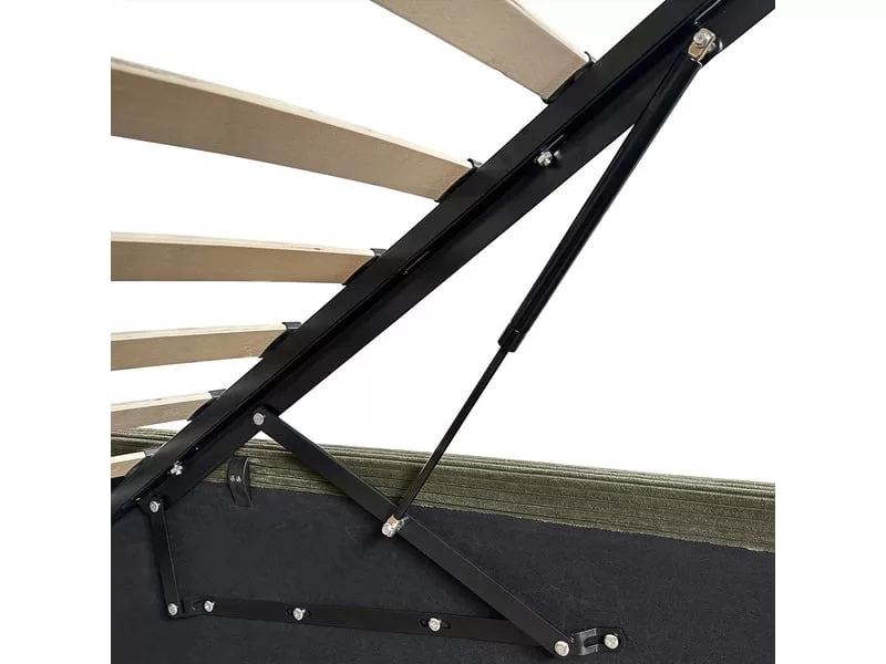 Lit coffre 180x200 cm HOMIFAB HANDY coloris beige – Image 30