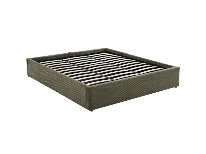 Lit coffre 180x200 cm HOMIFAB HANDY coloris beige – Image 31