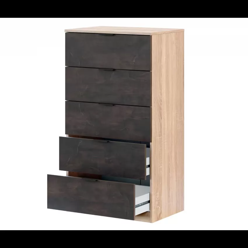 Mesquite - Commode effet bois blanc 60x40 cm – Image 14