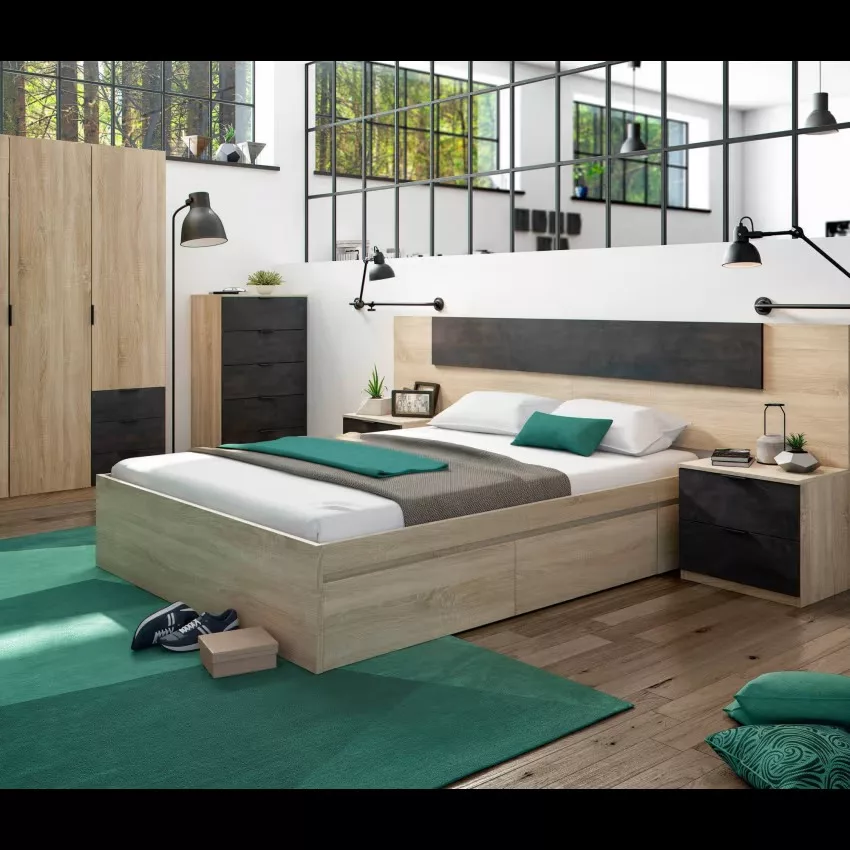 Mesquite - Commode effet bois blanc 60x40 cm – Image 17