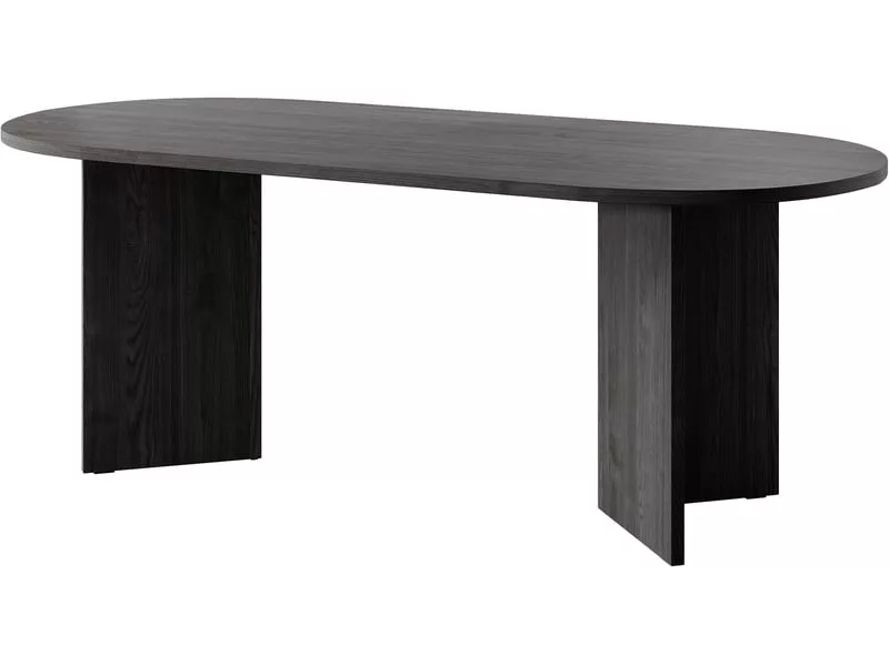 Selsey ovo - table - frêne portland noir – Image 2