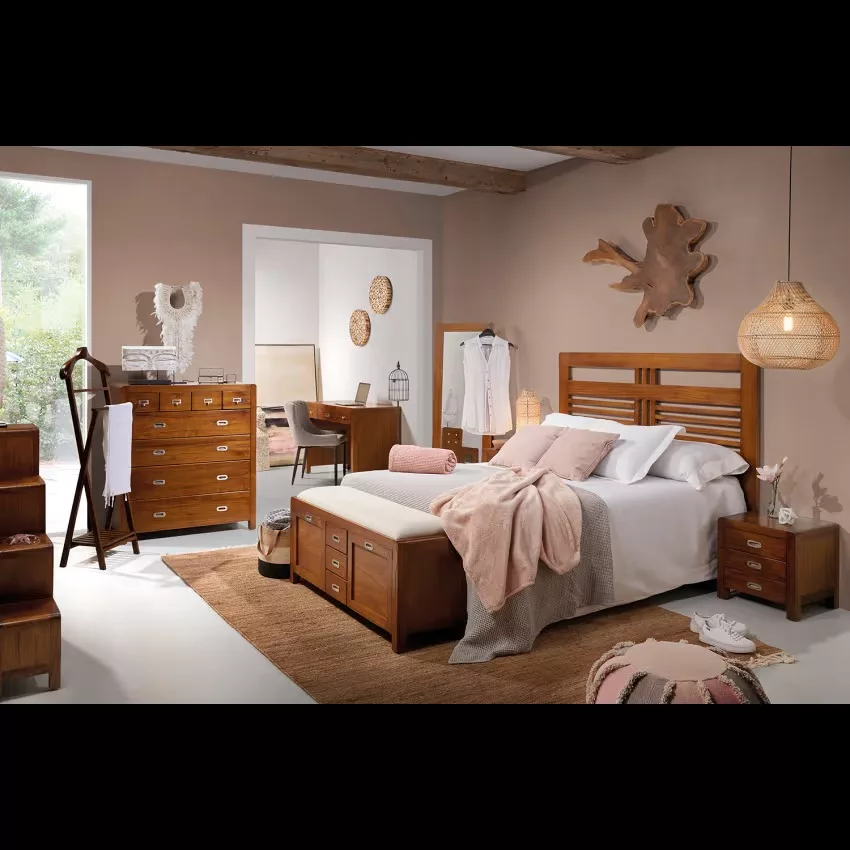 Flash - Meuble à chaussures en bois marron rembourré L 125 cm – Image 2