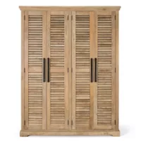 Venecia – Armoire bois manguier naturelle 190 cm