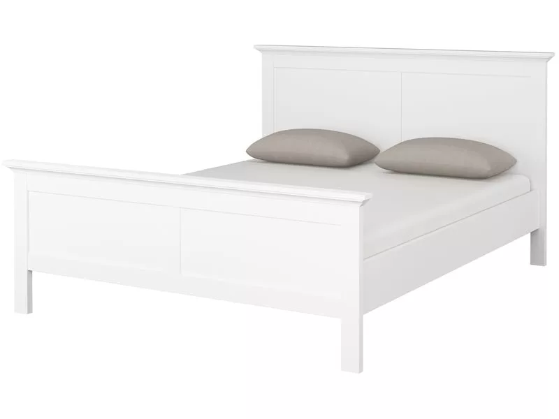 Lit simple 140x190 cm HARLINGTON coloris Gris – Image 16