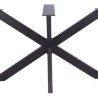 Pieds design biloxi en acier pour table à manger style industriel forme araignée , noir /l