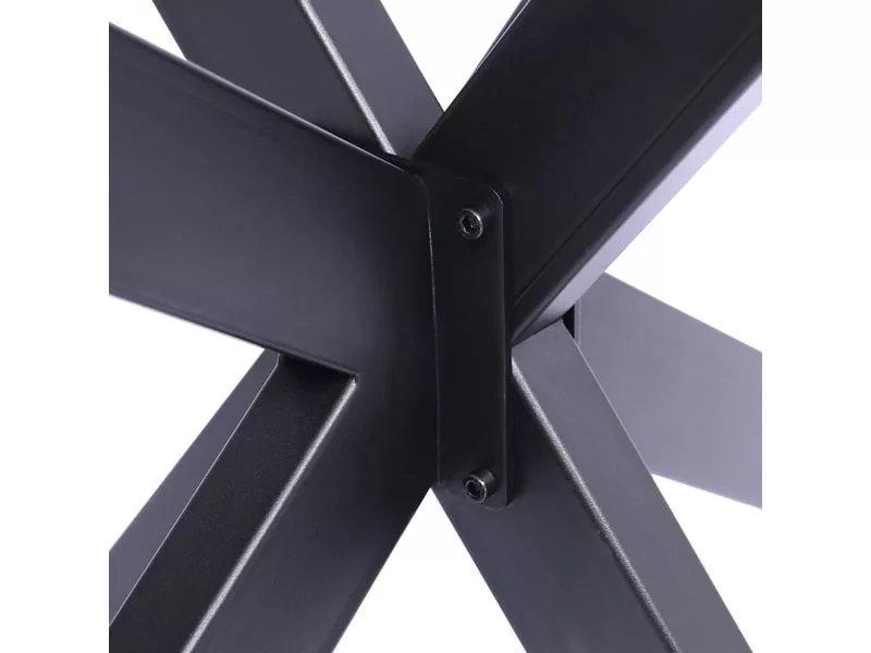 Pieds design biloxi en acier pour table à manger style industriel forme araignée , noir /l – Image 5