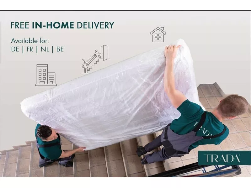 Lit 2 places 200x200 cm TRADA 5904347103132 coloris noir – Image 4