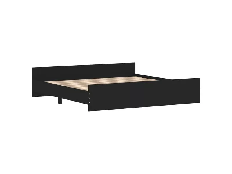 Lit 2 places 200x200 cm VIDAXL coloris noir – Image 6