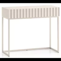 Derriva – Coiffeuse avec tiroir beige clair 91 cm