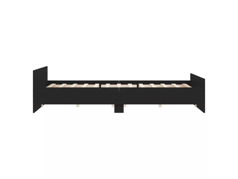 Lit 2 places 200x200 cm VIDAXL coloris noir – Image 7