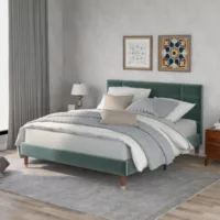 Lit 2 places 140×200 cm OKWISH coloris vert