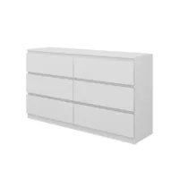 Meuble de rangement de salle de bain, Blanc 138 x 78.5cm