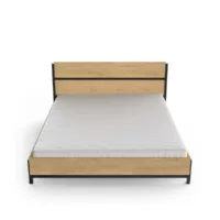 Lit 2 places 160×200 cm CBA MEUBLES DEMEYERE DEM271798 coloris naturel