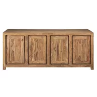 Stockholm – Buffet 4 portes en sheesham massif L204