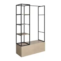 Kleid – Portant vêtements bois et métal