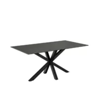 Table de salle à manger rectangulaire en céramique 6 places l160 – neiva