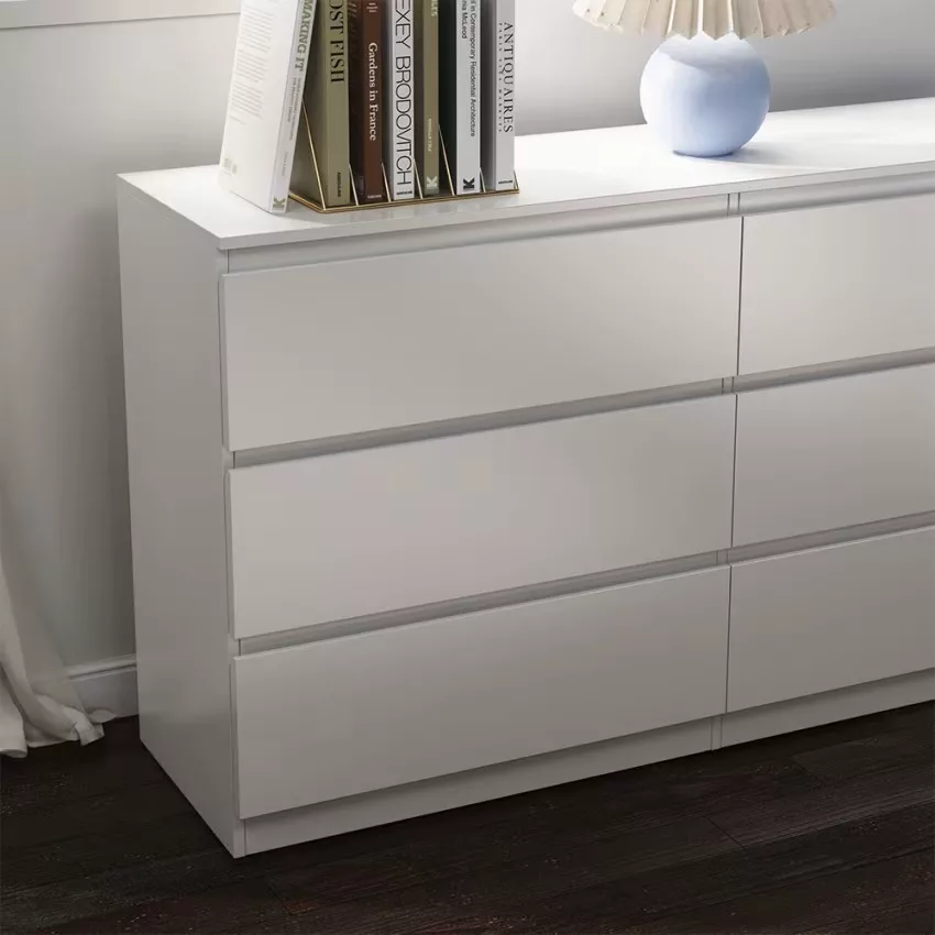 Meuble de rangement de salle de bain, Blanc 138 x 78.5cm – Image 5