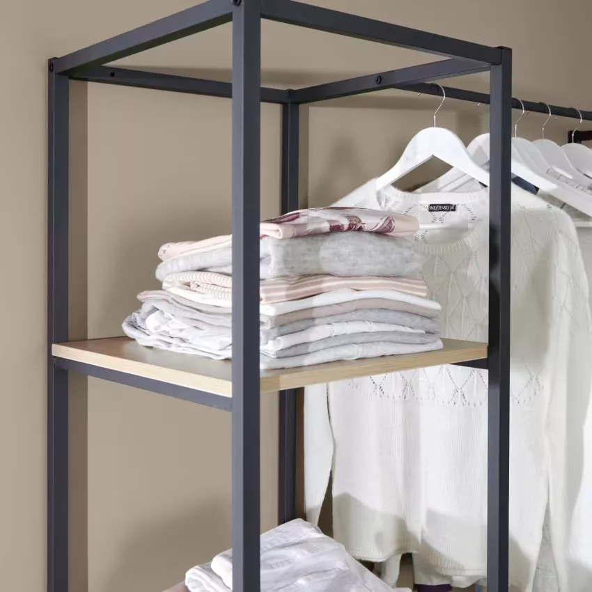 Kleid - Portant vêtements bois et métal – Image 5