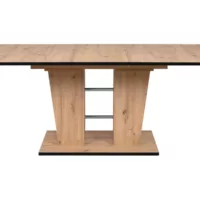 Table de séjour rectangulaire avec allonge bicolore ALOHA – 90×140-180max. cm