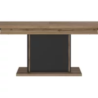 Table de séjour rectangulaire avec allonge bicolore OTELLO – 90×160-205max. cm