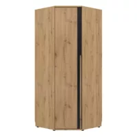 Eva – Dressing d&rsquo;angle effet bois clair