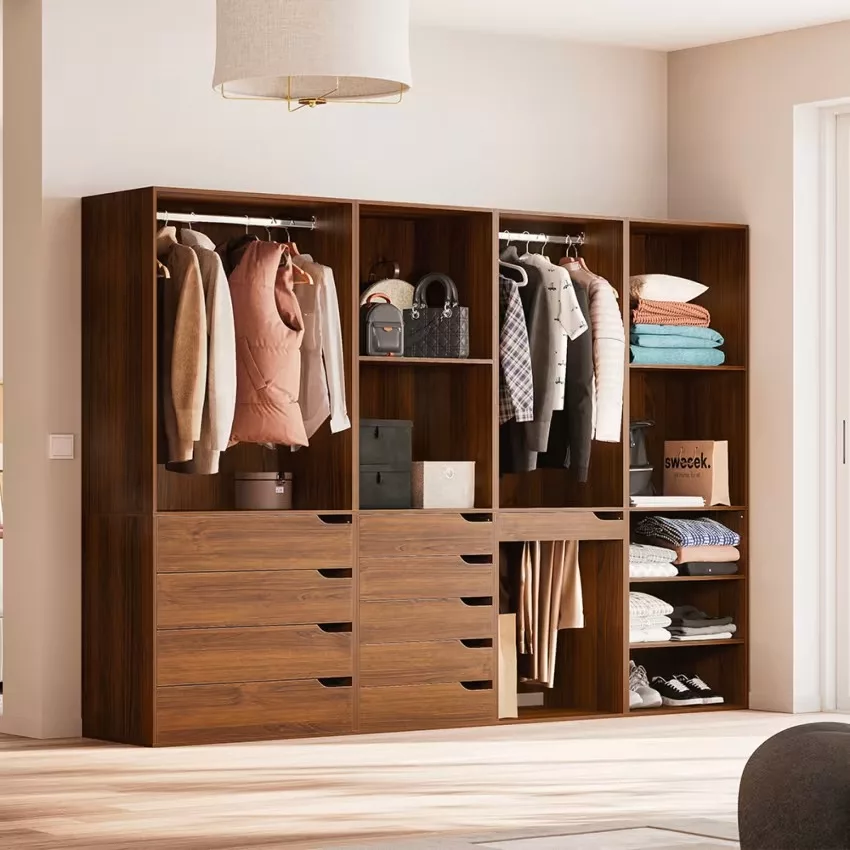 Modulo - Kit dressing modulable avec 4 éléments, blanc – Image 3