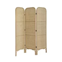 Jane – Paravent en rotin et cannage 170 cm