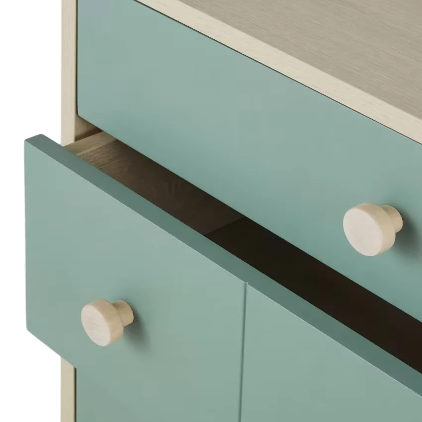 Automn - Chiffonier 5 tiroirs bicolore – Image 4