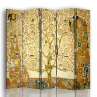 Paravent – Cloison L&rsquo;Arbre de Vie – Gustav Klimt 180x170cm (5 volets)