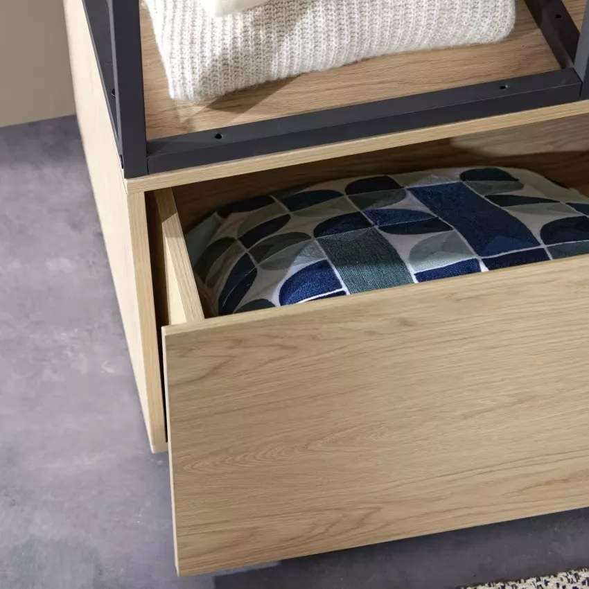 Kleid - Portant vêtements bois et métal – Image 8