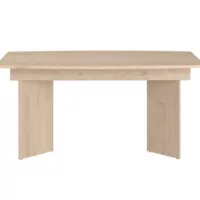 Table de séjour rectangulaire avec allonge EWEN – 90×156.5-197.8max. cm